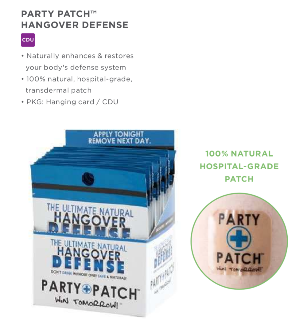 Hangover Defense Party Patch